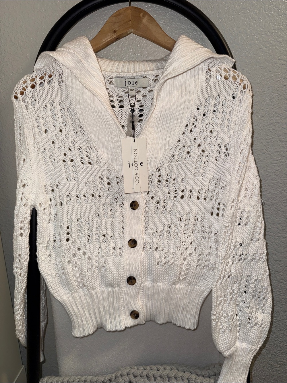 Joie open knit cardigan